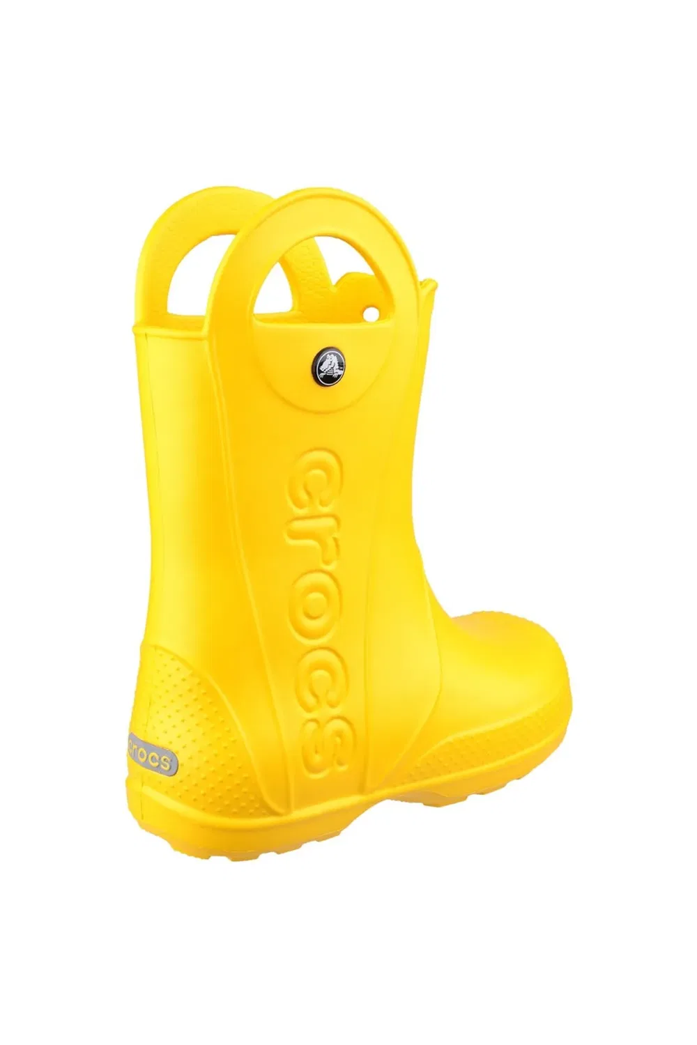 Детский дождевой сапог Kids handle it rain boot Crocs, Yellow — фото 2