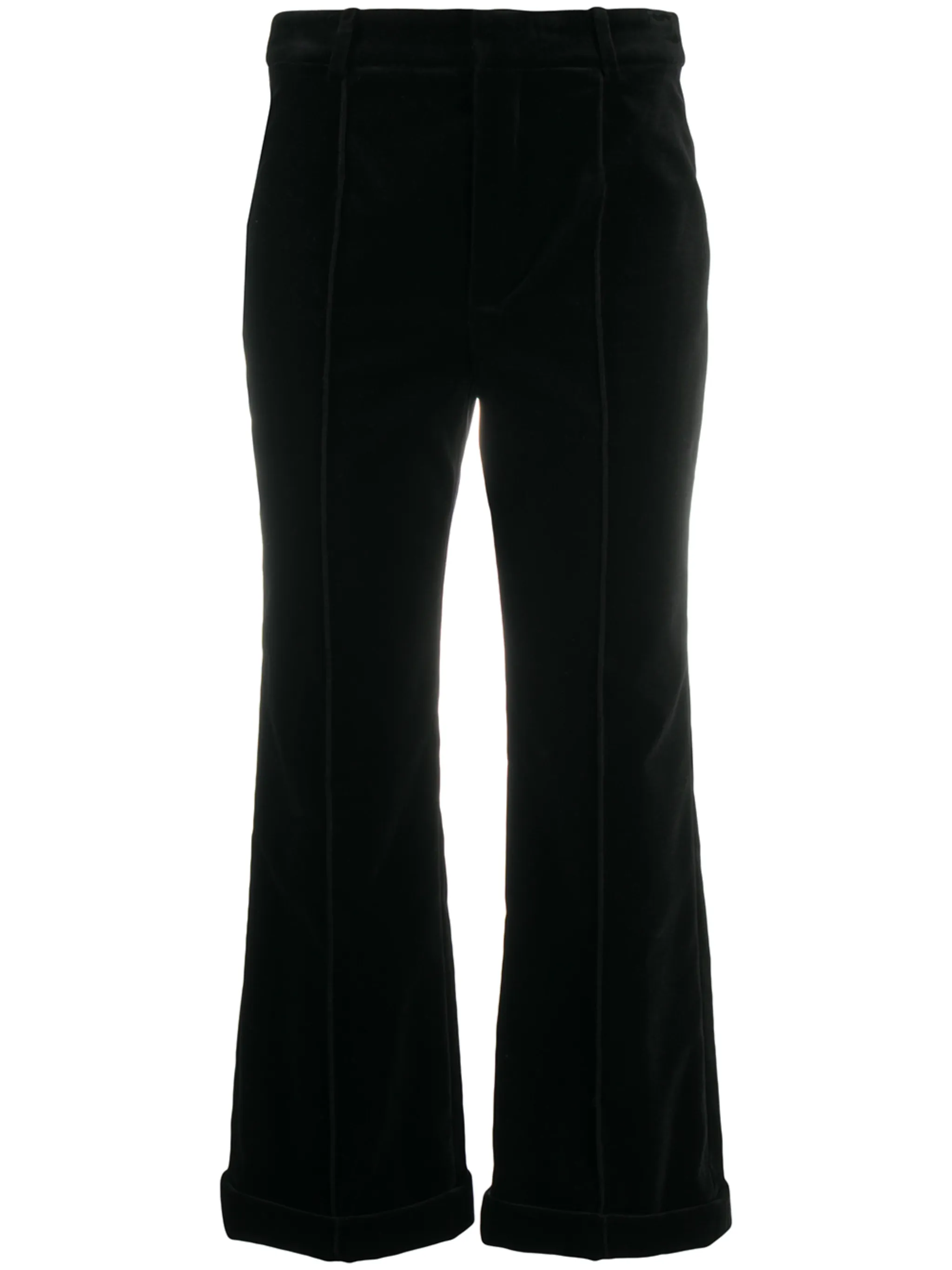 

Укороченные брюки Saint Laurent, черный