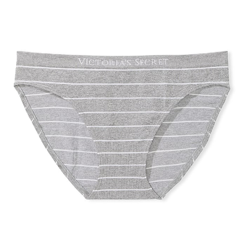 

Трусы Victoria's Secret Seamless Bikini Prints, серый