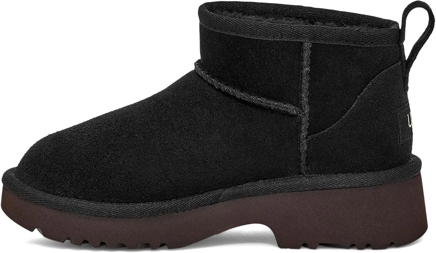 Детские сапоги для девочек K Classic Ultra Mini New Heights UGG, Black — фото 4