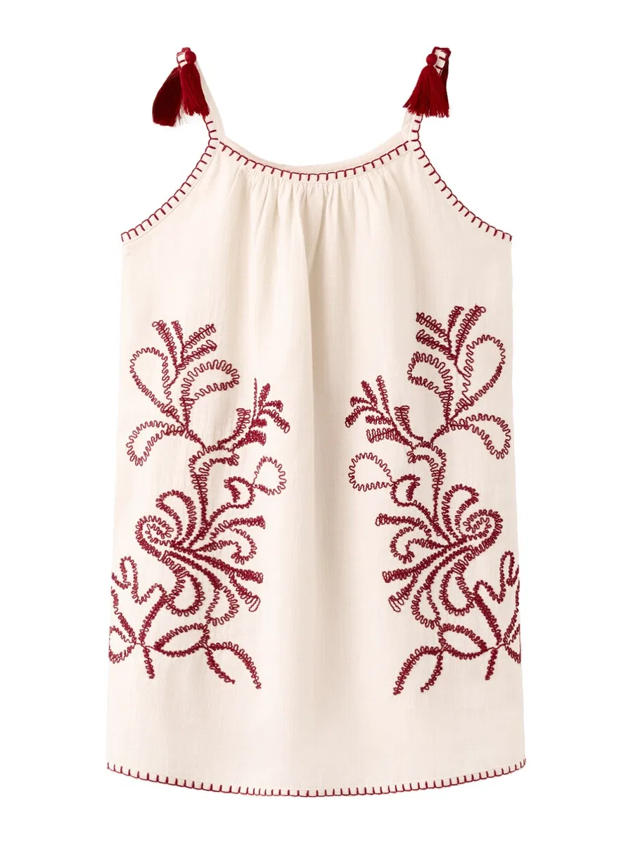 Детское платье MANGO KIDS 'GENIO' цвета экрю