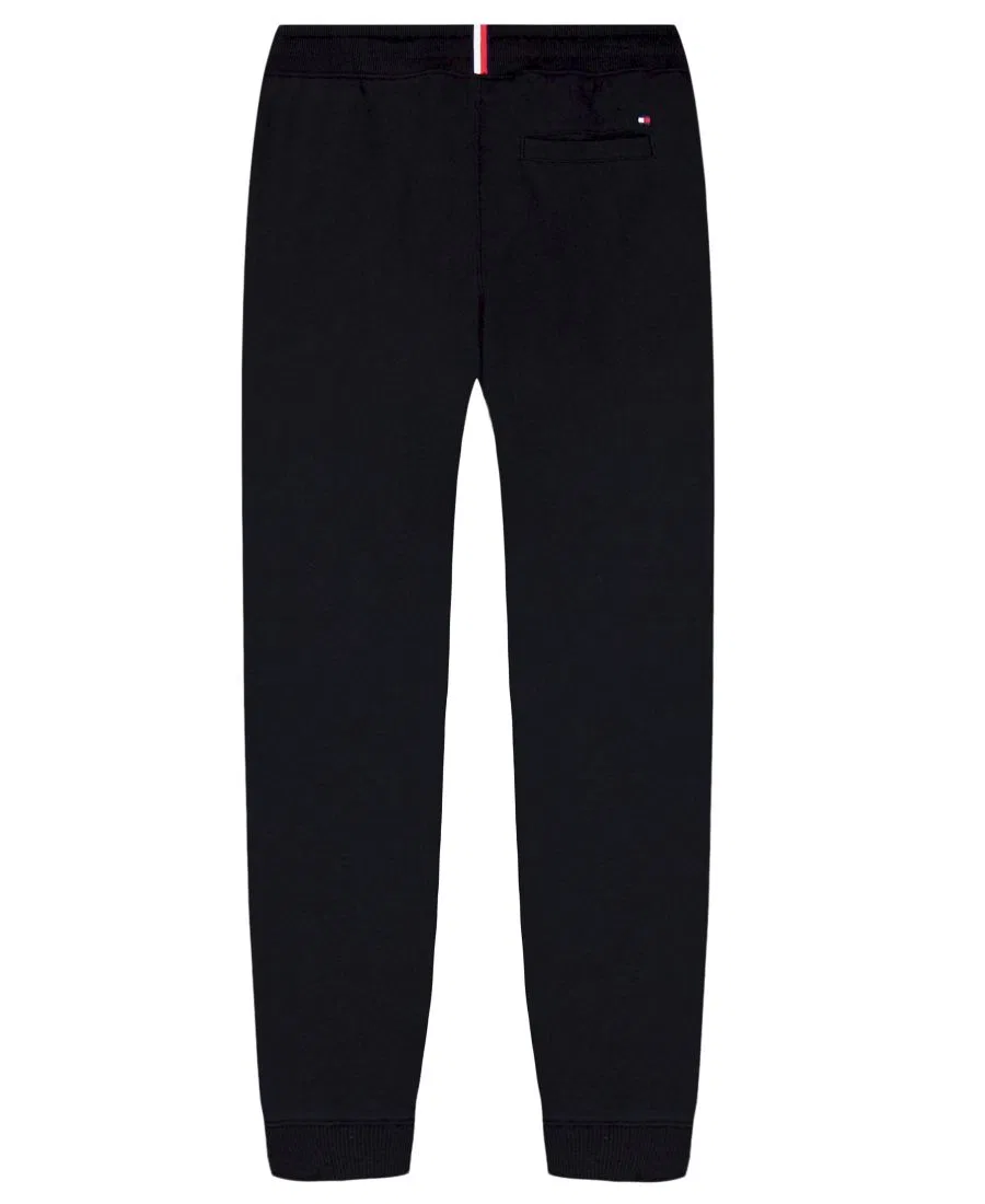 Детские спортивные штаны для мальчиков с утяжкой Tommy Hilfiger, Black — фото 2