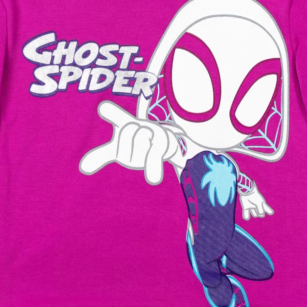 Детское худи для девочек с принтом Ghost-Spider Marvel Ghost-Spider — фото 3