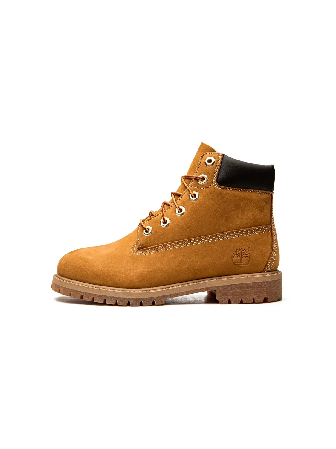 Замшевые ботинки с тиснением Timberland, коричневый — фото 4