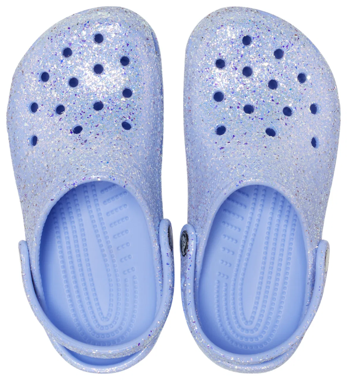 Сабо для мальчиков Glitter Crocs, цвет Moonjelly/Pink — фото 3