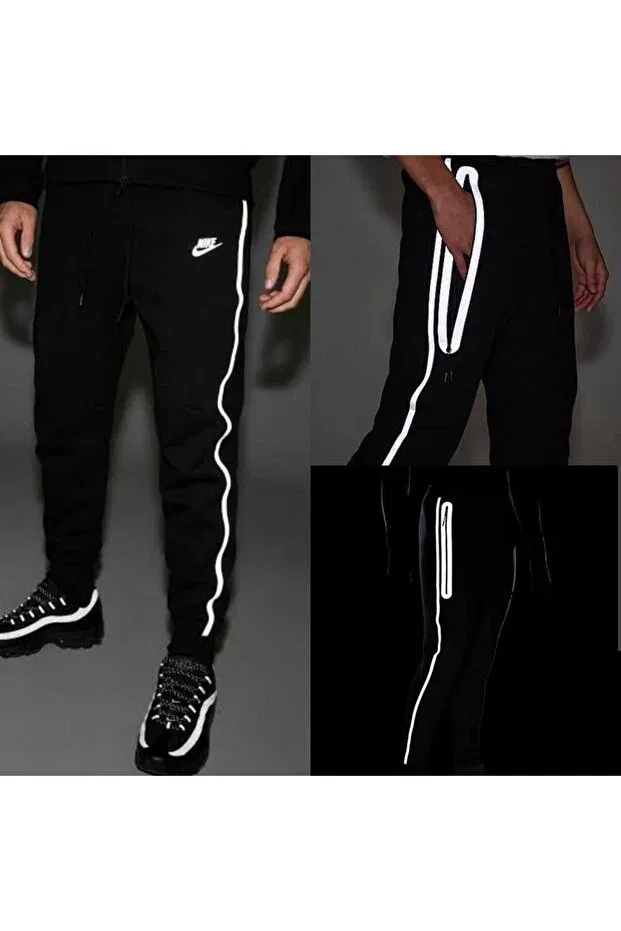 Детские спортивные штаны для девочек с принтом Tech Fleece TF+ Jogger Kids' Sweatpants FZ5434 Nike, Black