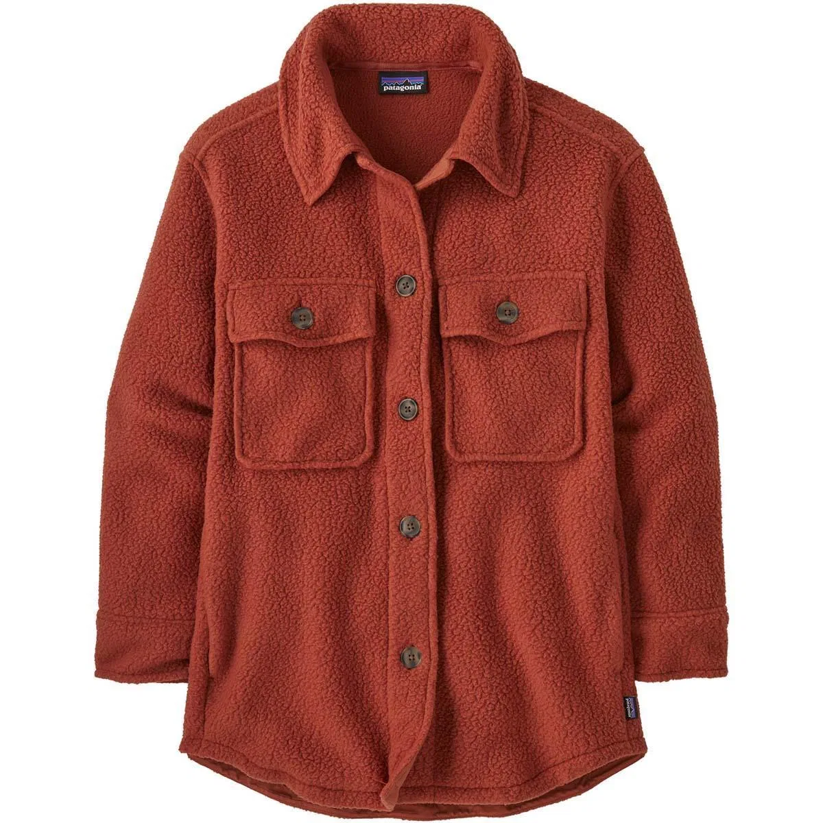 Рубашка-куртка из флиса Retro Pile Patagonia, Burnished Red — фото 3