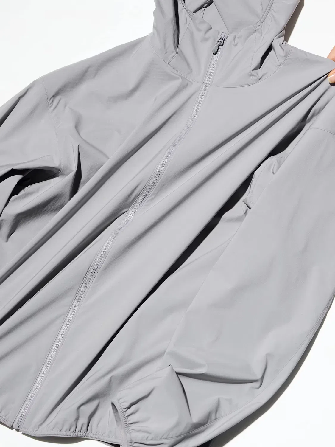 Парка Uniqlo, с защитой от УФ-излучения, черный — фото 3