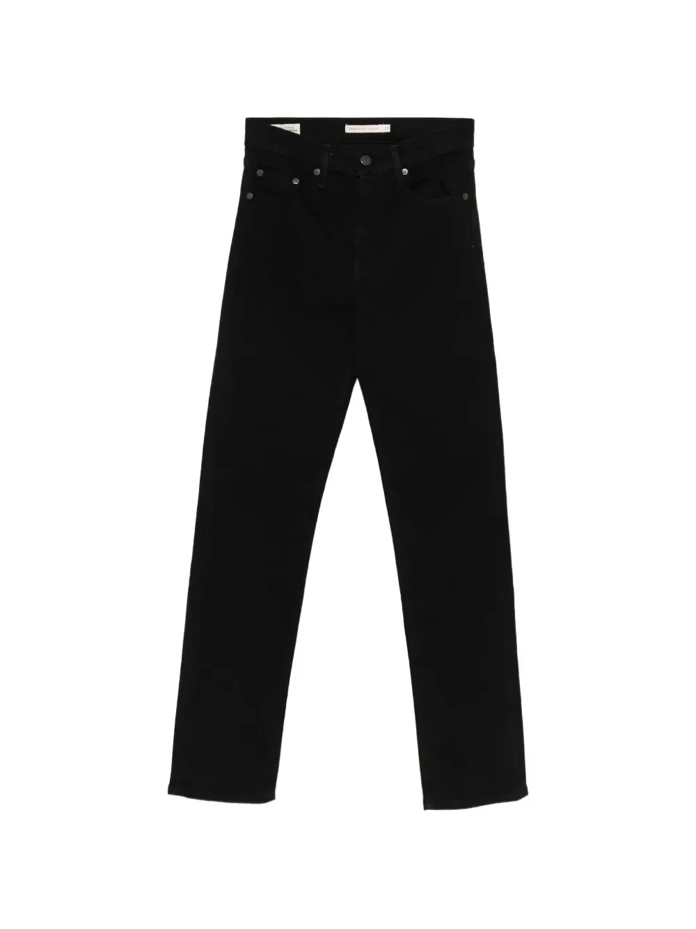 Прямые джинсы с высокой посадкой 724 Levi'S, черный