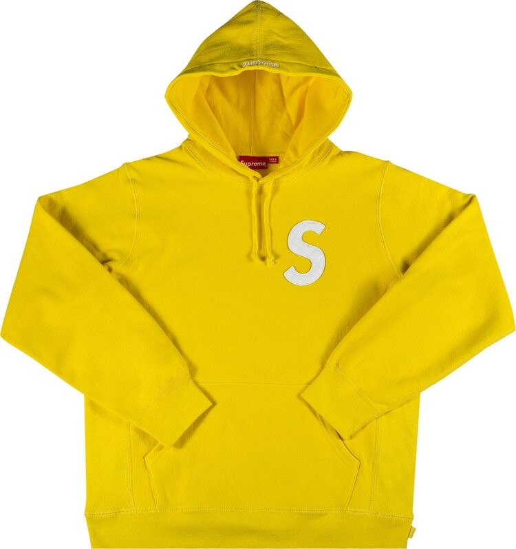 

Толстовка Supreme S Logo Hooded Sweatshirt 'Yellow', желтый