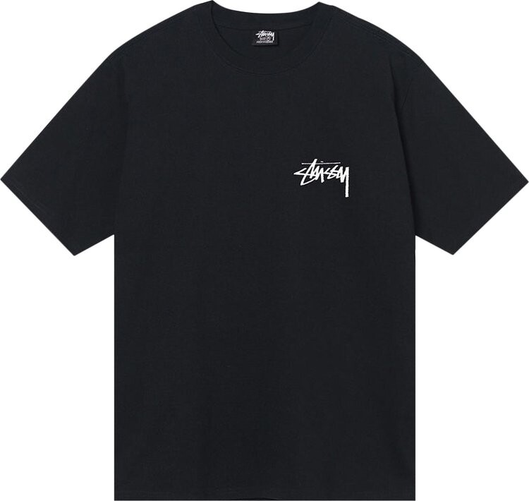 

Футболка Stussy Withered Flower Tee 'Black', черный