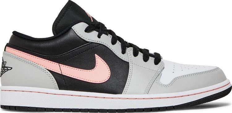 

Кроссовки Air Jordan 1 Low Grey Fog Bleached Coral, черный