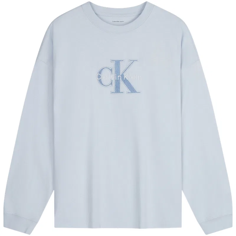Женская футболка с круглым вырезом Calvin Klein, Moon White — фото 3