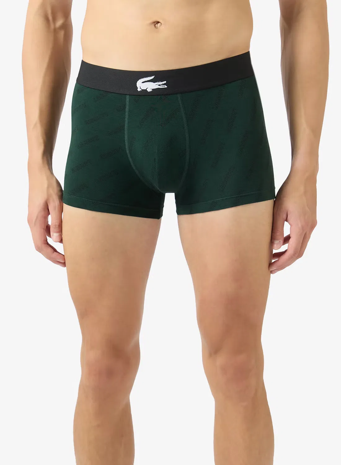 Трусы-боксеры с принтом 3-Pack core graphic Lacoste, зеленый — фото 2