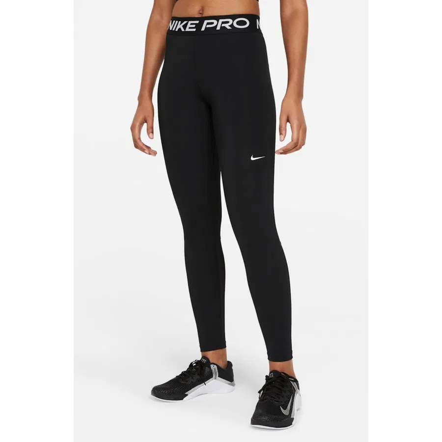Женские спортивные леггинсы Nike Pro 365 с принтом, Черный
