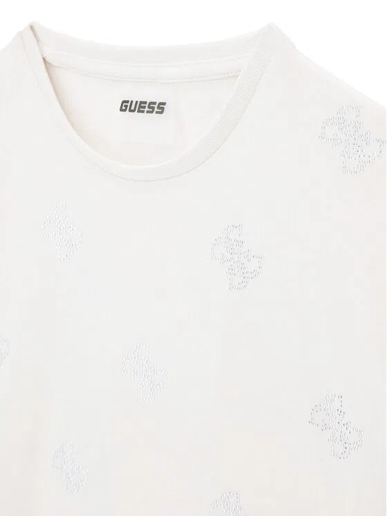 Футболка relaxed fit Guess, белый — фото 3