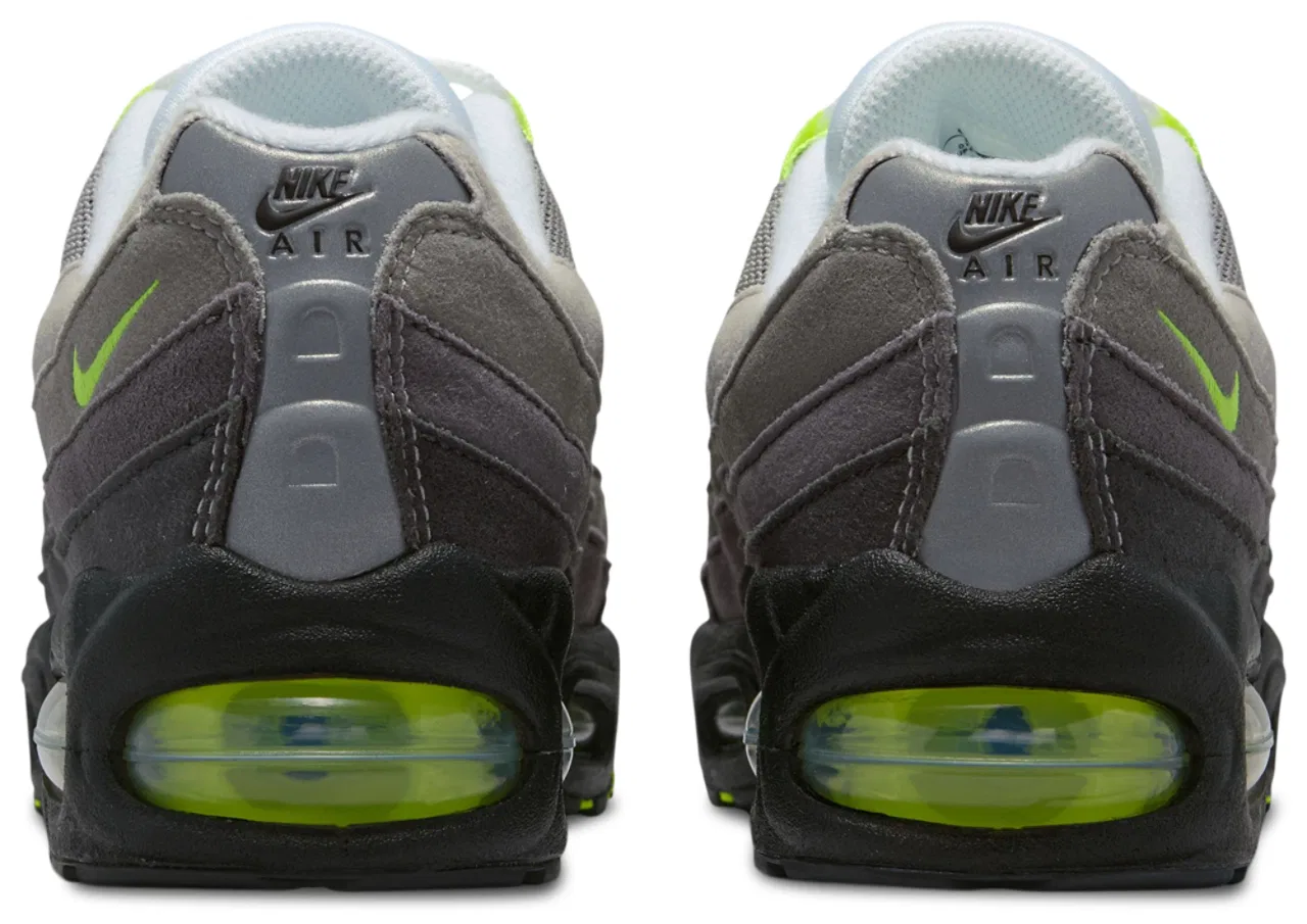 Кроссовки для мальчиков Air Max 95 Nike, цвет Black/Neon Yellow/Anthracite — фото 3