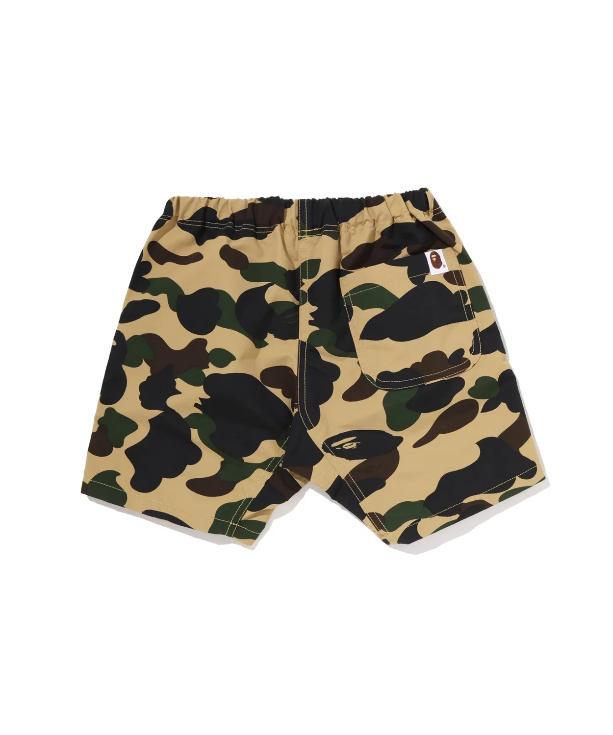 Детские шорты для скалолазания с камуфляжным принтом 1ST CAMO A BATHING APE, Green — фото 3