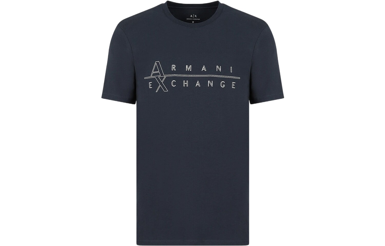 

Футболка мужская темно-синяя Armani Exchange, синий