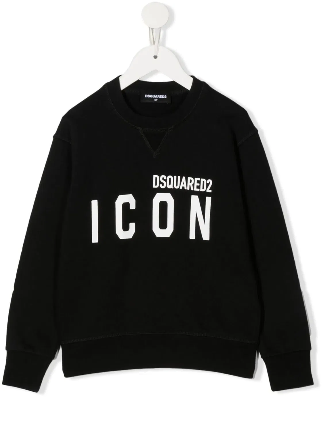 Толстовка с принтом Icon DSQUARED2, черный