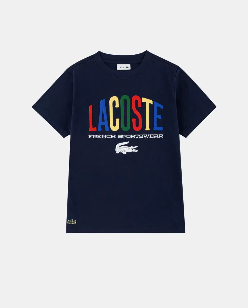 Футболка, Gráfica, Lacoste, синий
