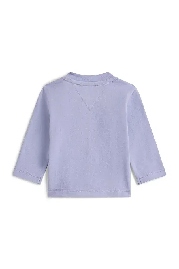 Детская футболка для девочек с длинным рукавом Tommy Hilfiger, Blue — фото 2