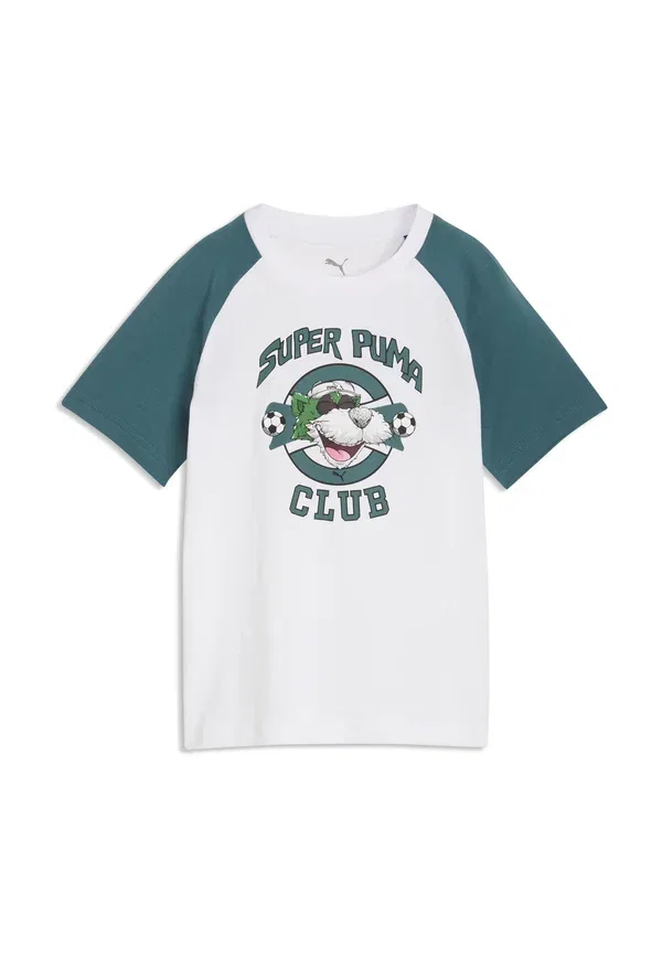 Футболка с принтом животных Super graphic - print t-shirt, Puma, white, белый — фото 4