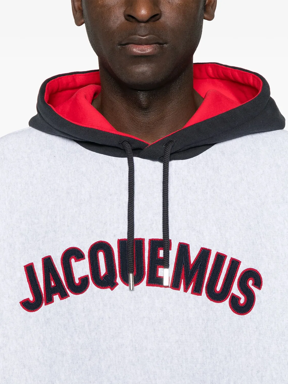 Jacquemus Худи Baseball Серый — фото 3