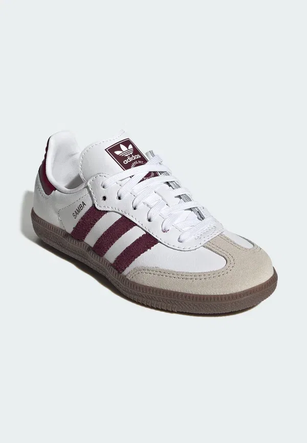 Кроссовки Adidas Originals, белый/бордовый — фото 2