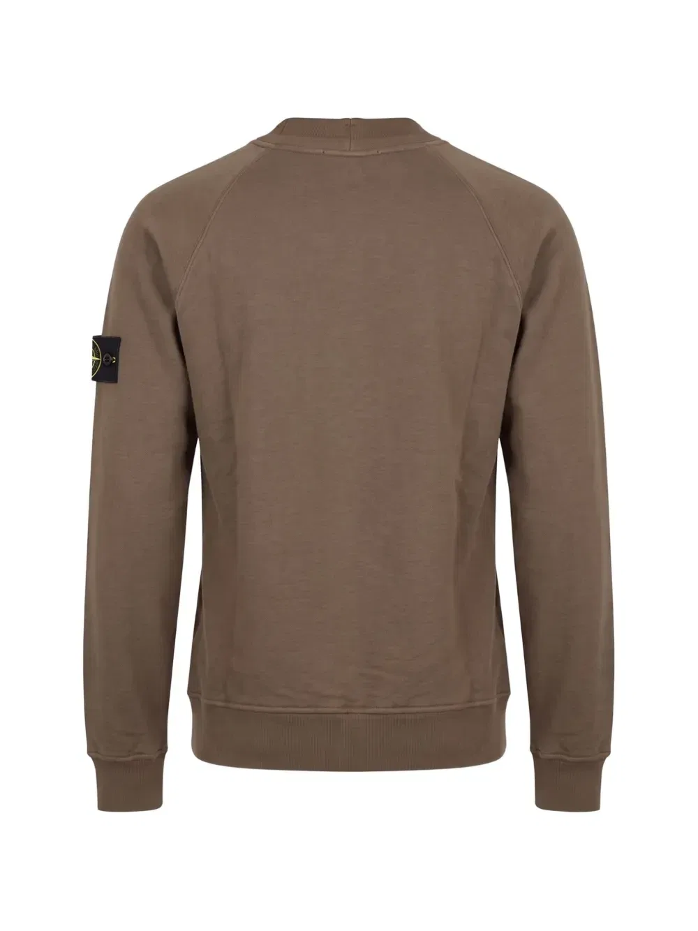 6100053 Толстовка из трикотажной хлопчатобумажной ткани Stone Island, коричневый — фото 2