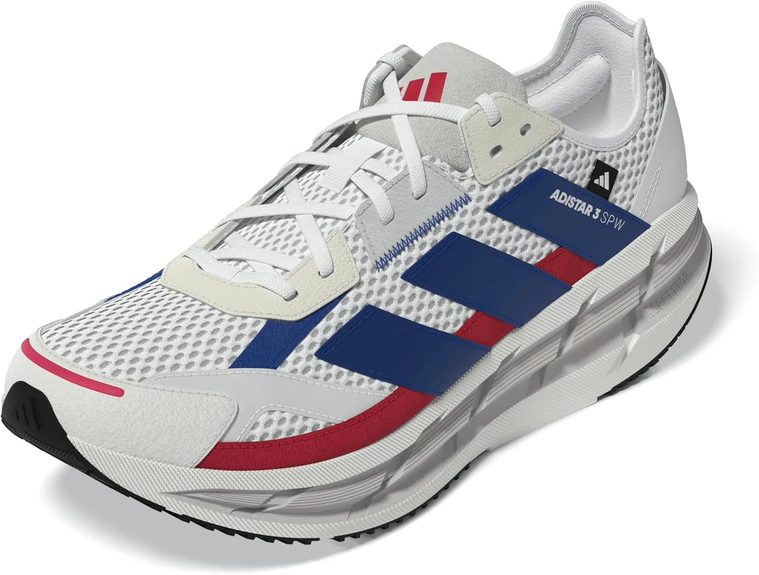 Мужские беговые кроссовки Adidas Adistar 3 Sportswear - зеленые, белый/синий/бежевый