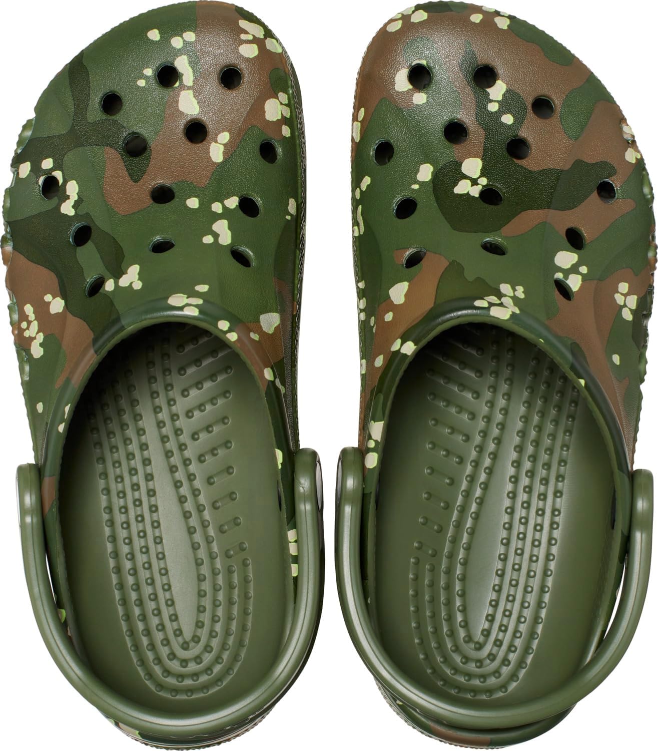 Унисекс сабо Crocs Baya с графическим рисунком, зеленый — фото 2