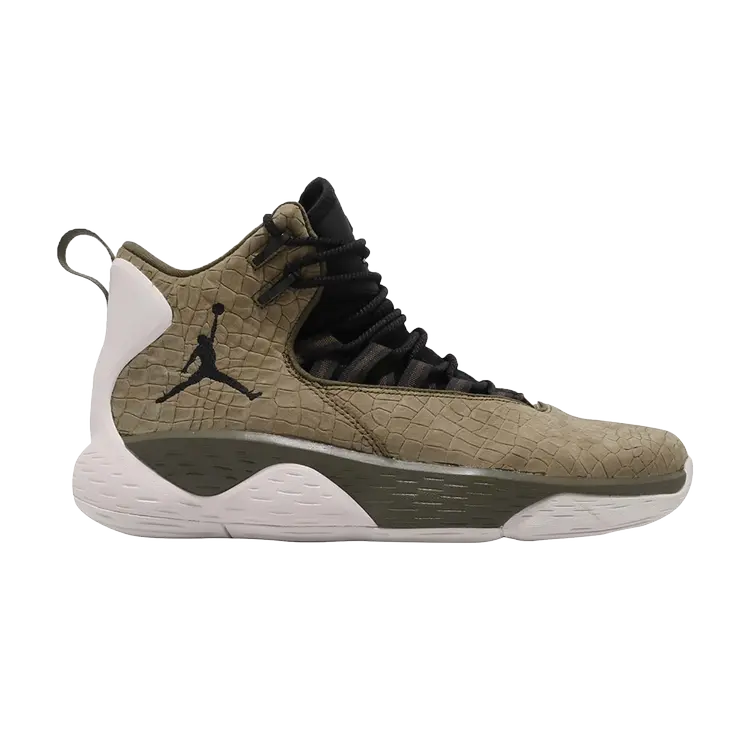 

Кроссовки Air Jordan Jordan Super.Fly MVP PF 'Olive Canvas', зеленый