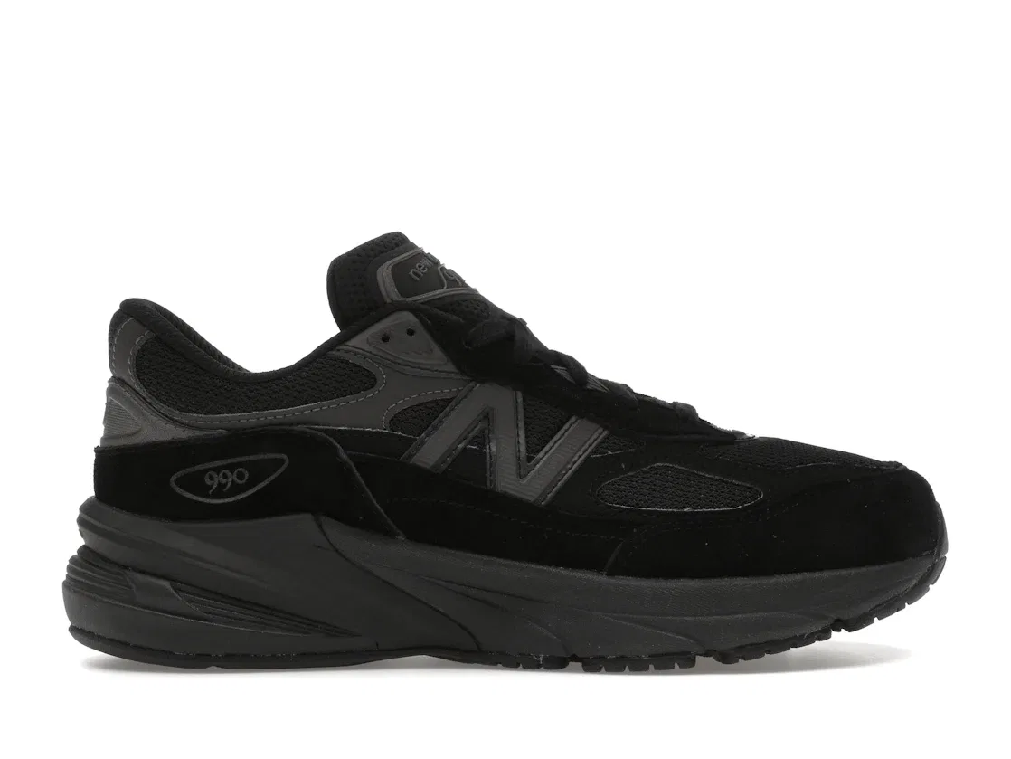 Детские кроссовки Lifestyle с моделью New Balance 990v6 New Balance, Color Black/Black Metallic