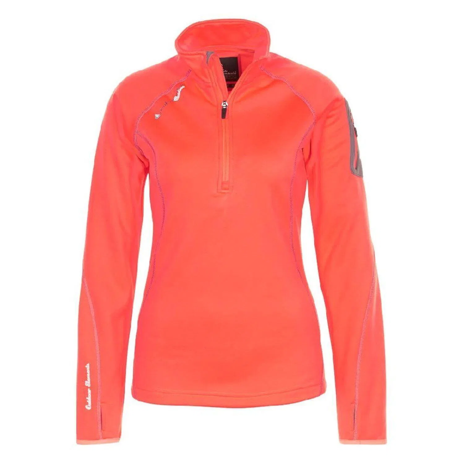 Детское флисовое худи для девочек Gacerun Peak Mountain, Orange / Korallenrosa