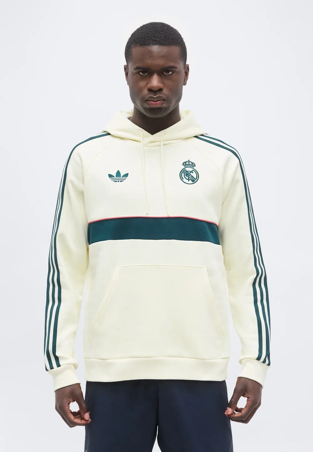 Худи "Реал Мадрид" - клубная одежда Adidas Originals, Ivory