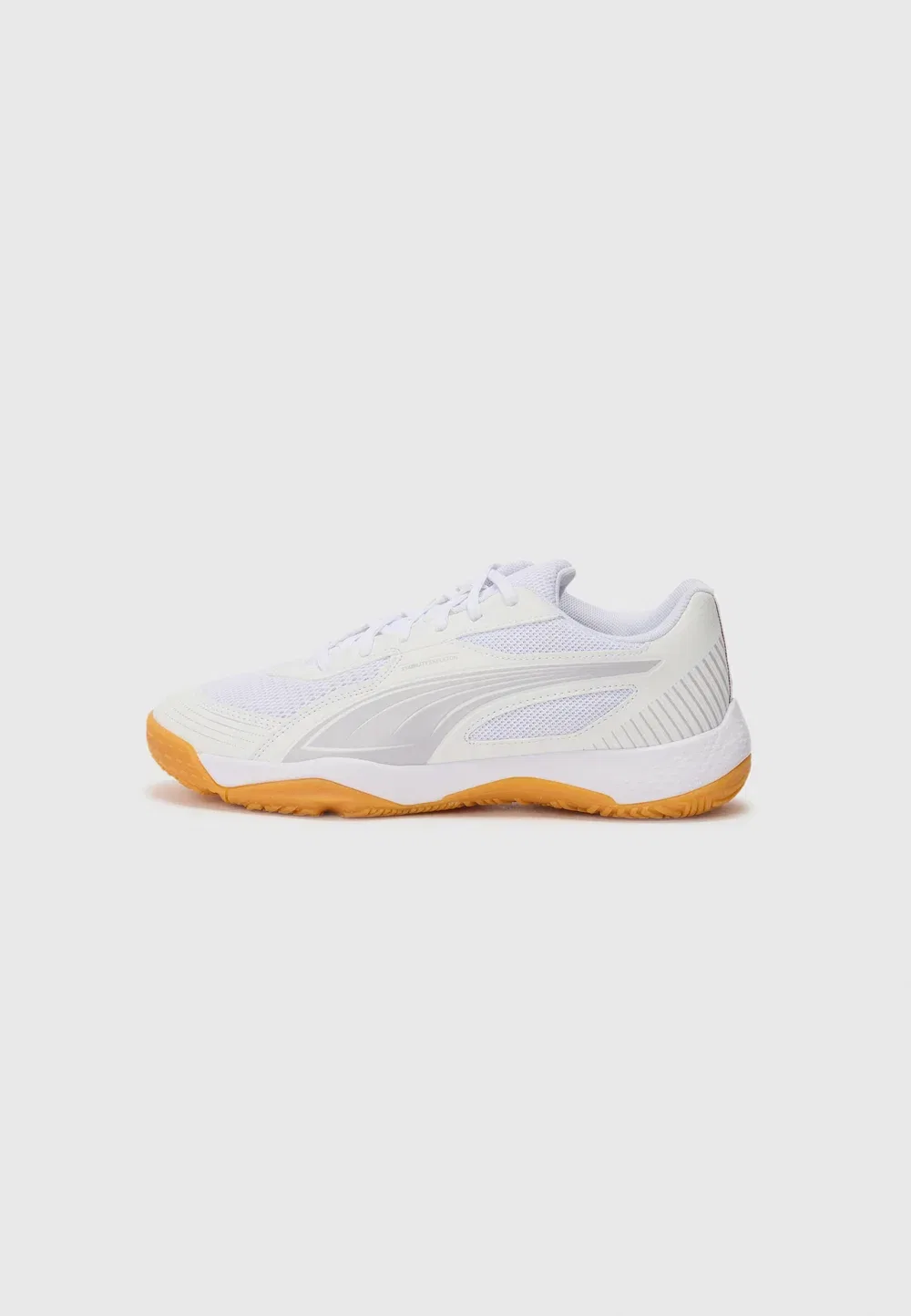 Solarflash iii jr - гандбольные кроссовки Puma, White/Lilac Crush/Berry
