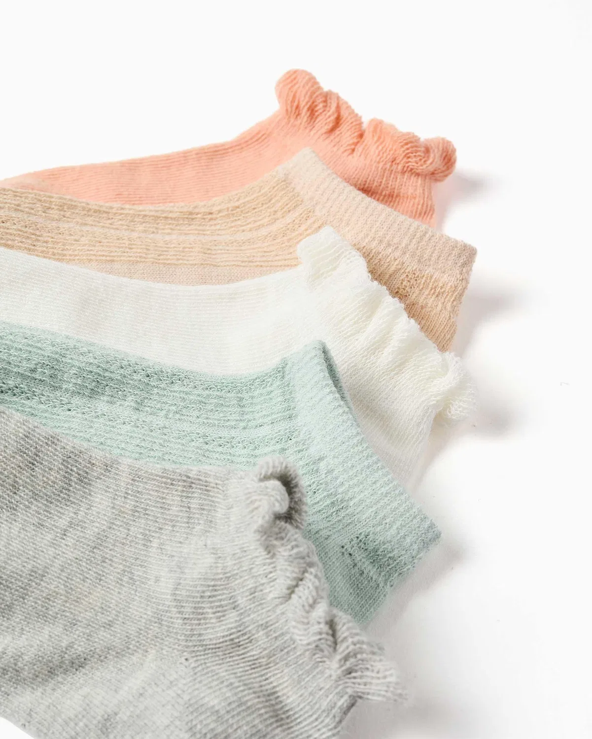 Детские носки, комплект из 5 шт., Volantes Jacquard, Zippy, мультиколор — фото 2