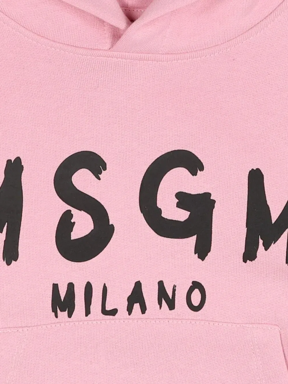 Худи с логотипом Msgm Kids, розовый — фото 3