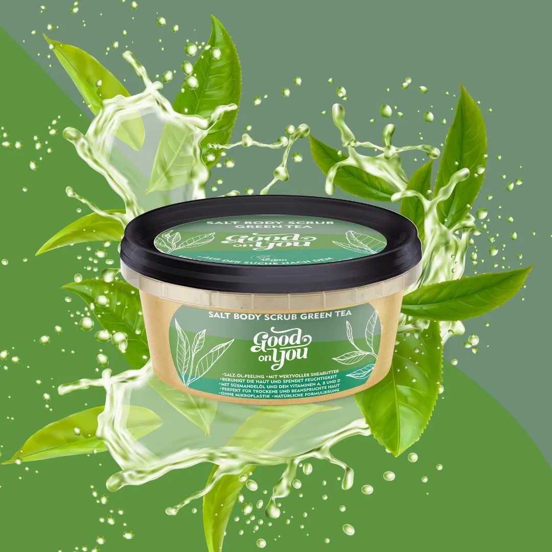 Скраб для тела с солью и маслами Green Tea, Good on You, набор 5 шт., 60 г — фото 2