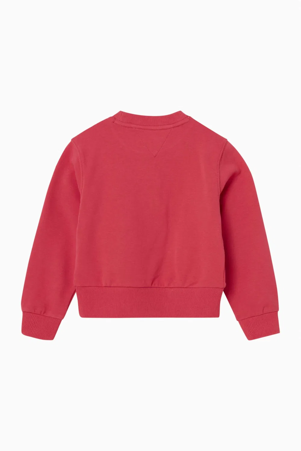 Свитшот хлопковый с принтом логотипа Tommy Hilfiger, розовый — фото 2