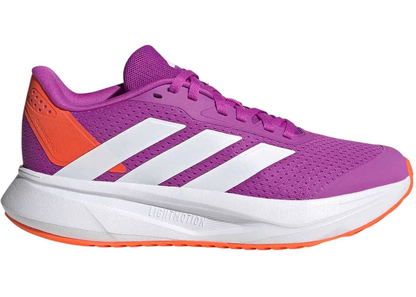 Детские кроссовки для активного отдыха Adidas Duramo SL, Purple Burst/Cloud White/Impact Orange