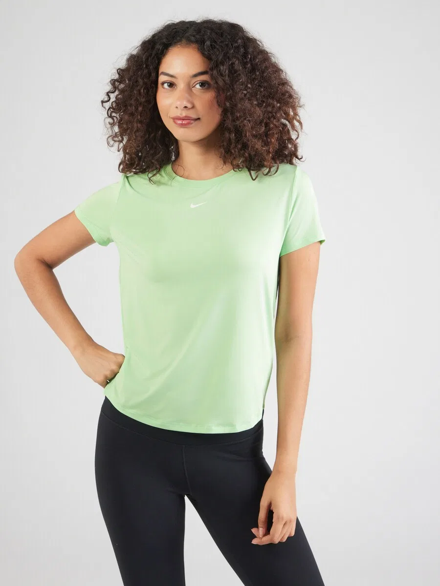 Спортивная футболка NIKE Performance Shirt 'One Classic' светло-зеленого цвета — фото 3