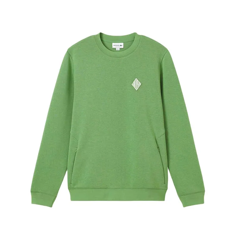 Свитшот мужской с круглым вырезом LACOSTE, 02M/Light Grass Green — фото 2