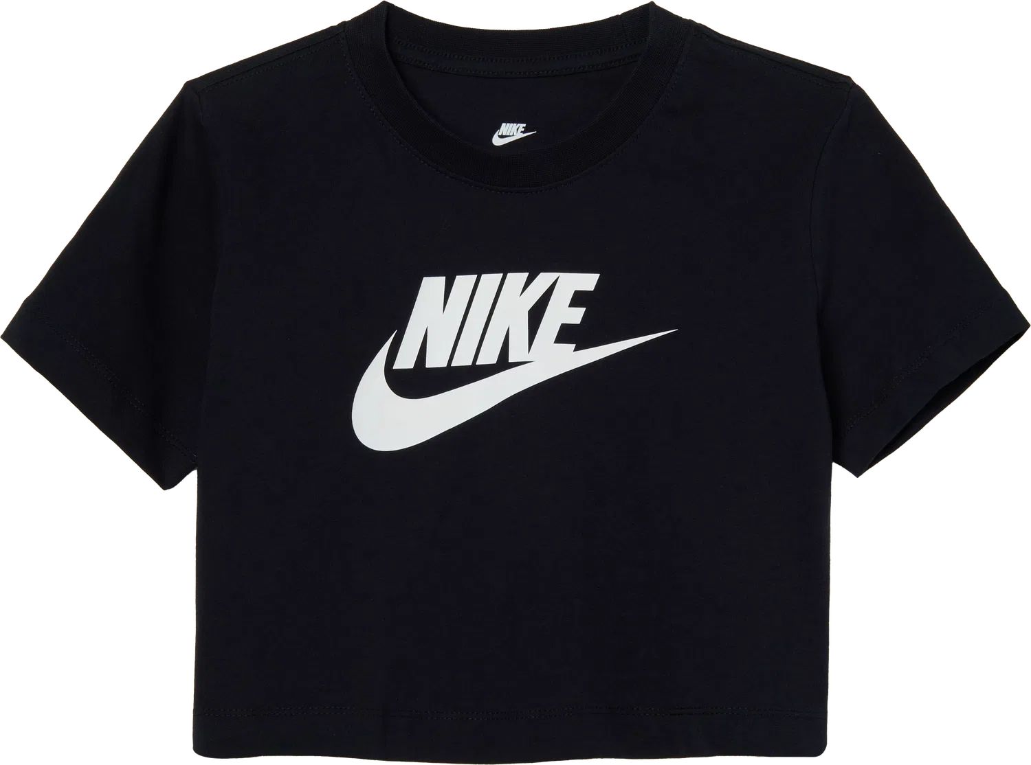 Футболка для девочек с круглым вырезом Nike, черный