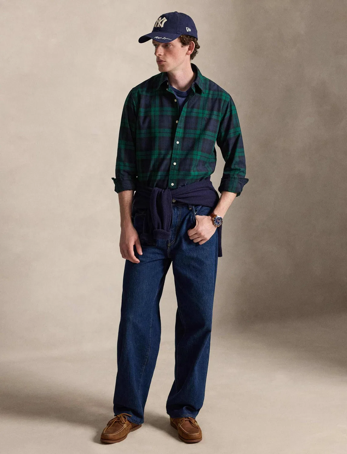 Рубашка с длинным рукавом Polo Ralph Lauren, темно-синий — фото 2