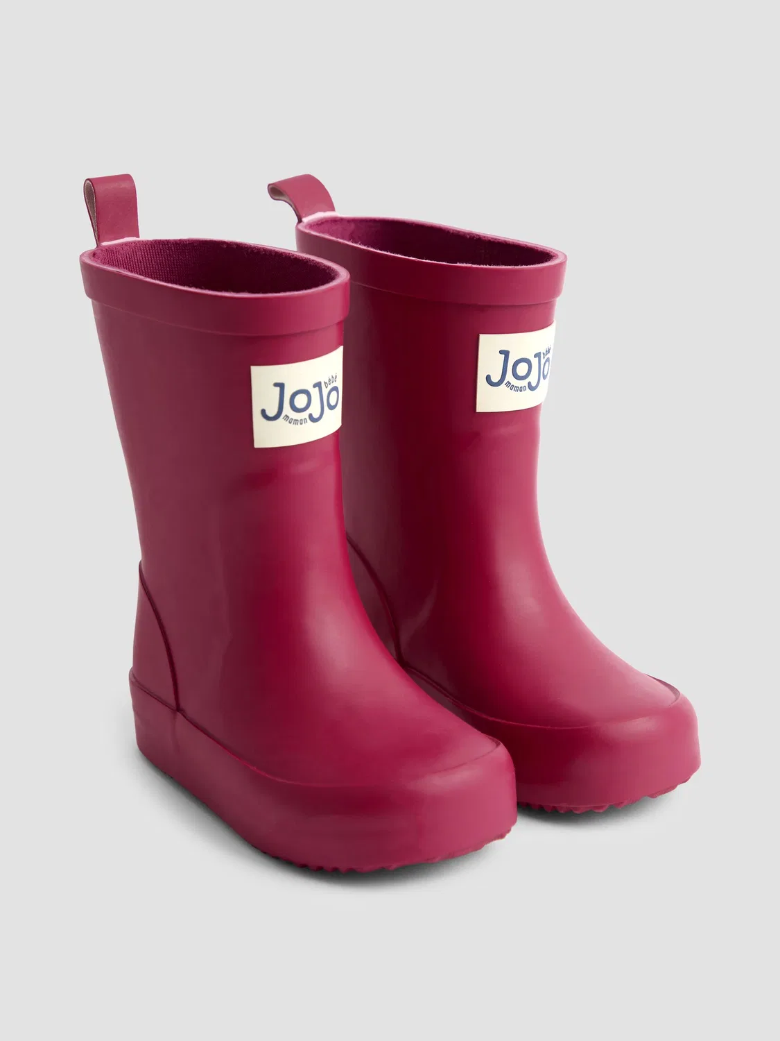 Резиновые сапоги JoJo Maman Bébе Raspberry Plain Wellies, малиновый
