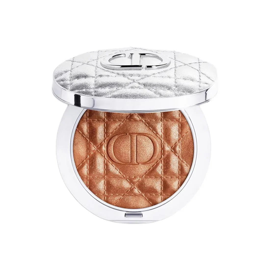 Женский хайлайтер DIOR Lock Makeup Highlighter Powder Puff Natural Refined Clear Dewy Enhance Complexion, #07