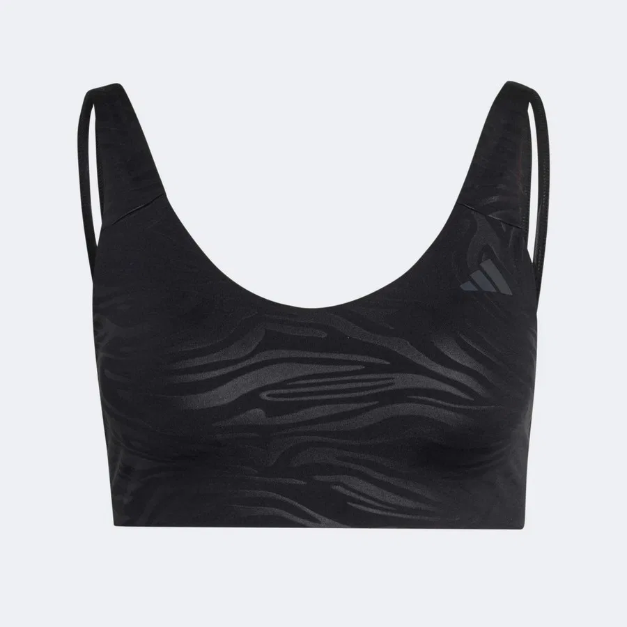 Спортивный бюстгальтер с принтом All Me Essentials adidas, Черный