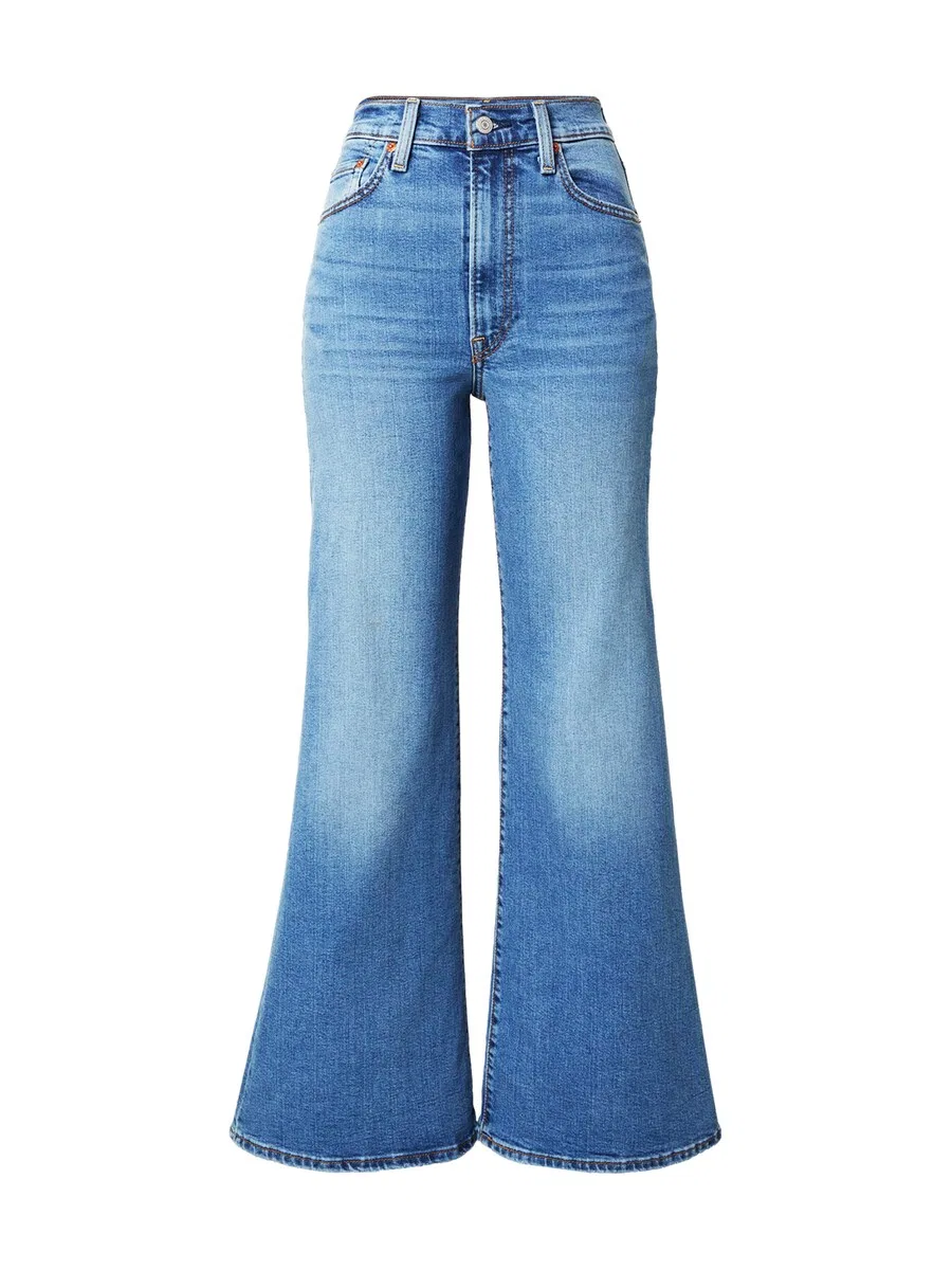 Джинсы-клеш LEVI'S 'Ribcage Bell Jeans' синего цвета